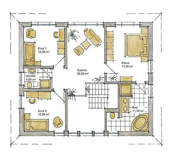 Grundriss tx_gussekhousedatabase_linkbox.layout_flat1topfloor.full von Rabea (Schweiz)