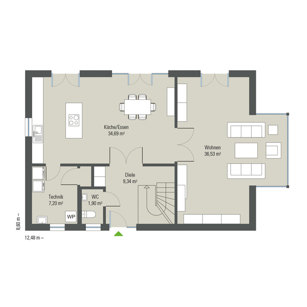 Grundriss tx_gussekhousedatabase_linkbox.layout_flat1groundfloor.full von Evita (Mülheim-Kärlich)